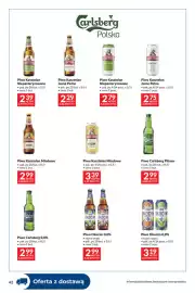 Makro gazetka Strona 42: Piwo Kasztelan Miodowe €2,99, Piwo Carlsberg Pilsner €2,99