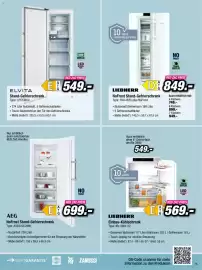 Red Zac Flugblatt Seite 15: AEG NoFrost Stand-Gefrierschrank €699,00, Liebherr Einbau-Kühlschrank €569,00