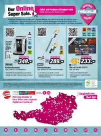 Red Zac Flugblatt Seite 16: DeLonghi Kaffeevollautomat €349,00, Miele Stielstaubsauger €289,00