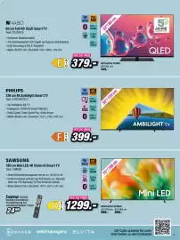 Red Zac Flugblatt Seite 5: Philips 139 cm 4K Ambilight Smart TV €399,00, NABO 80 cm Full HD QLED Smart TV €379,00