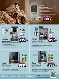 Red Zac Flugblatt Seite 9: DeLonghi Siebträgermaschine Set €469,00, Jura Kaffee-Vollautomat €699,00