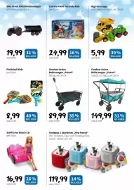 Der Grissemann Flugblatt woche 35 Seite 11: Outdoor Active Bollerwagen „Petrol“ €89,99, Carrera FIRST Formula Kids €24,99