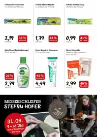 Der Grissemann Flugblatt woche 35 Seite 5: Elmex Sensitive Zahncreme €4,49, Dettol Hand-Desinfektionsgel €2,79