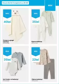 Catalog Pepco săptămâna 35 Pagină 4: Set 2 body-uri bebeluși €35,00, Pijama bebeluși €22,00