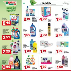 Volantino Quick Sisa Pagina 10: Felce Azzurra lavatrice classico €3,59, Ace candeggina classica €4,99