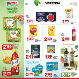 Volantino Quick Sisa Pagina 6: Friol olio spray €2,29, Barbera olio extra vergine oliva €8,49