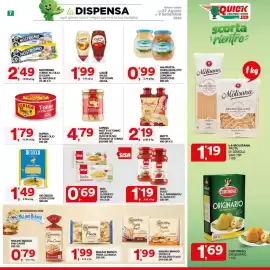 Volantino Quick Sisa Pagina 7: Sisa sugo all'arrabbiata al basilico €1,19, Mulino Bianco Pinsa Classica €1,99