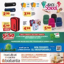 Volantino Quick Sisa Pagina 9: Zaino Asilo €4,99, Zaino Round Urban €5,99