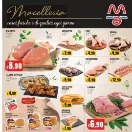 Volantino Mercati Alimentari Pagina 12: Fusi di pollo €4,90, Coscioetto di pollo €3,90