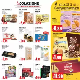 Volantino Mercati Alimentari Pagina 20: Biscotti Gran Cereale €1,59, Gecchele Sfogliatine €0,99