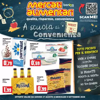 Mercati Alimentari (valido fino al 9-09)