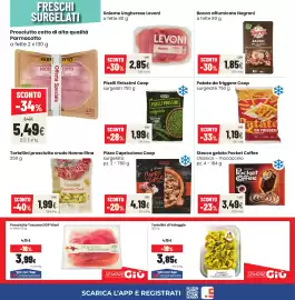 Volantino Coop famiglia cooperativa Pagina 10: Piselli finissimi Coop €1,99, Pizza Capricciosa Coop €4,19