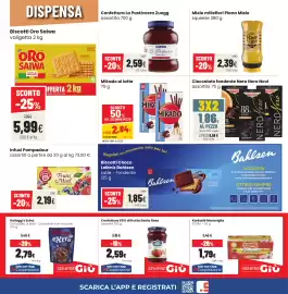 Volantino Coop famiglia cooperativa Pagina 12: Cioccolato fondente Nero Nero Novi €1,86, Confettura La Pasticcera Zuegg €2,59