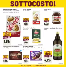 Volantino Coop famiglia cooperativa Pagina 3: Riso per Risotto Curtiriso €1,49, Kinder Pane e Cioc €1,99