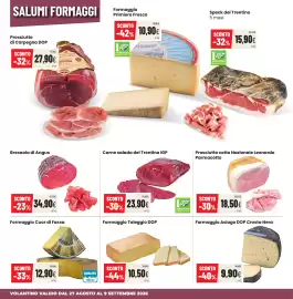 Volantino Coop famiglia cooperativa Pagina 8: Carne salada del Trentino IGP €23,90, Formaggio Taleggio DOP €10,50