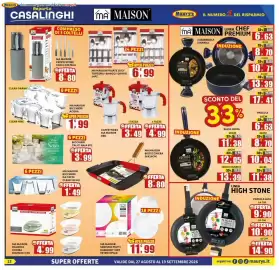Volantino Maury's Pagina 12: Ma Maison posate Lucy €6,99, Ma Maison servizio piatti harmony vetro opale €11,99