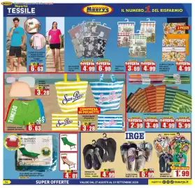Volantino Maury's Pagina 14: Tovaglia anti macchia €3,69, Ma Maison telo copri fular €4,99