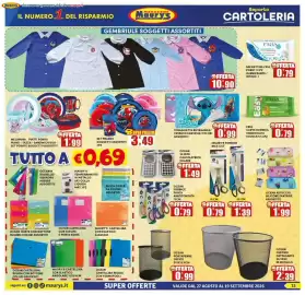 Volantino Maury's Pagina 15: Set pranzo soggetti assortiti €3,49, Ocean cestino gettacarte €2,39