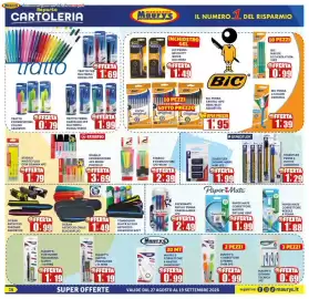 Volantino Maury's Pagina 16: Papermate penna cancellabile €2,49, Tratto evidenziatore €0,79