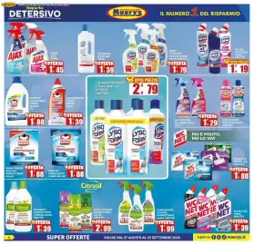 Volantino Maury's Pagina 4: Omino Bianco Additivo Disinfettante €1,88, Additivo igienizzante Omino Bianco €1,88