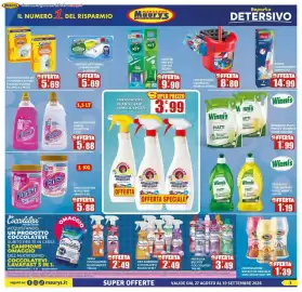 Volantino Maury's Pagina 5: Deo ambiente coccolatevi €2,49, Winni's Detersivo Piatti €1,99