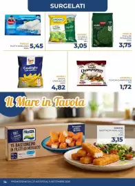 Volantino Moderna Pagina 14: Findus filetti merluzzo €5,45, Orogel scarola cubello €3,05