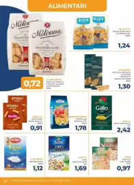 Volantino Moderna Pagina 24: Scotti Riso Oro Insalate Classiche 10' €1,69, Montegrappa Tortellini Prosciutto €1,78