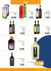 Volantino Moderna Pagina 35: Tavernello vino rosso bianco rose €1,15, Borgo Ducale Vino Bianco €0,85