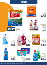 Volantino Moderna Pagina 38: Perlana liquido color nero rosa €2,99, Bio Presto Power Caps Classico Color Igiene €2,61
