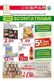 Volantino Despar Pagina 1: Patate stick prefritte Despar €1,99, Stecchi Nuii €2,89