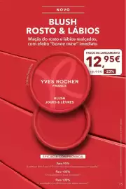 Catálogo Yves Rocher Página 75: Blush rosto & lábios yves rocher €12,95
