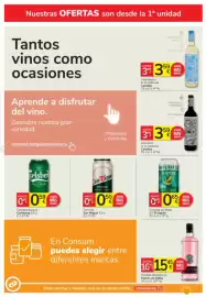 Catálogo Consum Página 14: Puerto de Indias Ginebra Strawberry €15,45, Canallas vino tinto €3,59