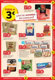 Catálogo Consum Página 7: Findus saltados espinacas con pasas y piñones €3,99
