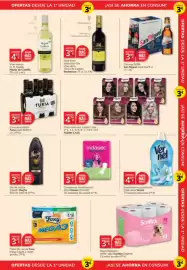 Catálogo Consum Página 9: Turia cerveza tostada €3,59, Vernel suavizante concentrado Cielo Azul €4,00