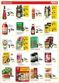Folheto Froiz Página 10: Salsichas Hot Dog Nobre €2,39, Massa Nacional espirais ou linguine com vegetais €1,09