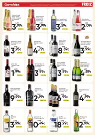 Folheto Froiz Página 15: Absolut Vodka €18,99, Vinho Alentejo Dom Martinho €3,99