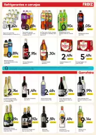 Folheto Froiz Página 6: MoscateL Favaios €3,59, Cerveja Sagres €1,30