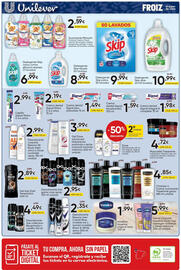 Folleto FROIZ Página 20: Desodorante Axe gama core spray €2,95, Skip detergente liquido €8,99