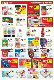 Folleto FROIZ Página 11: Tomate Orlando frito con aceite de oliva virgen extra brik €2,49, Carte D'or Les Desserts €3,99