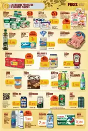 Folleto FROIZ Página 14: Fuze tea €1,49, Bimbo pan de molde sin corteza €1,99