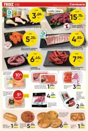 Folleto FROIZ Página 3: Empanada zamburiñas con gambas €5,99, Corral fileteada