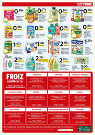 Folleto Cash FROIZ Página 16: Puleva Preparado Lácteo Infantil Peques 3 Crecimiento €1,25, Nestlé papilla multicereales €2,03