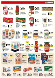 Folleto Cash FROIZ Página 3: Solis salsa boloñesa €1,75, Bicentury tortitas de maíz €1,69