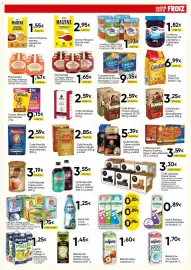 Folleto Cash FROIZ Página 5: Ensure Nutrivigor chocolate o vainilla €9,35, Nescafe Café Concentrate €3,55