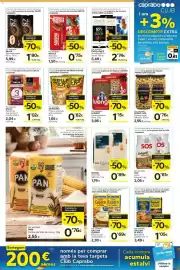 Catálogo Caprabo Página 15: Yatekomo fideus orientals amb pollastre €0,82, Eroski arròs do valència €0,89