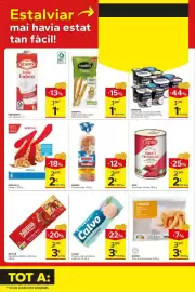 Catálogo Caprabo Página 2: Calvo tonyina clara al natural €3,00, Eroski tires arrebossades €3,00