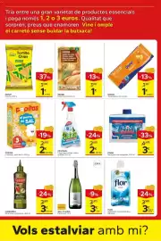 Catálogo Caprabo Página 3: Vall d'LLuna Cava brut €3,00, Flor suavitzant concentrat Azul €3,00