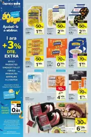 Catálogo Caprabo Página 8: Eroski llagostins cuits €4,49, Martiko Salmón Ahumado Noruego €1,71