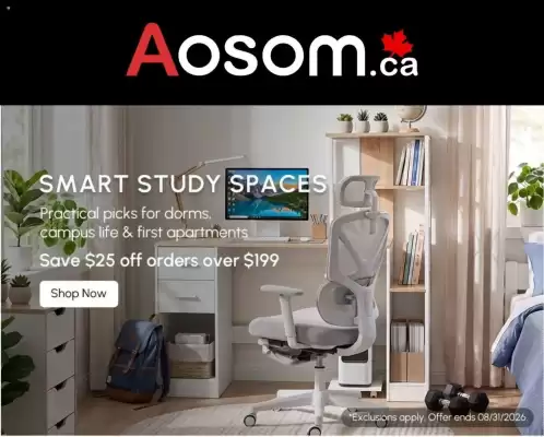 Aosom (valid until 31-08)