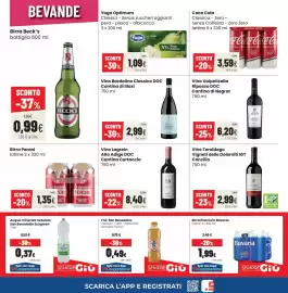 Volantino Coop Trentino Pagina 15: Vino Bardolino Classico DOC Cantina di Illasi €2,99, Birra Peroni €1,35